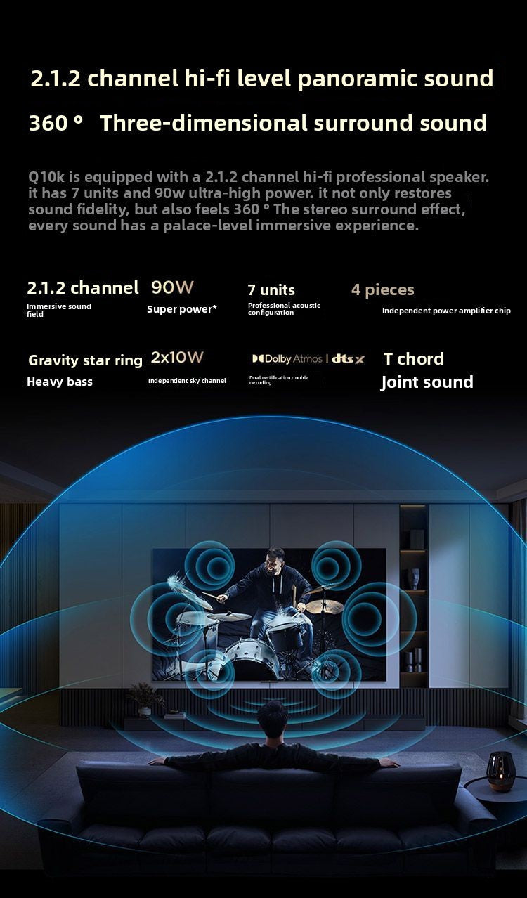 TCL TV 65Q10K QD-MiniLED 1512 Zone XDR 3500nits Quantum Dot TV