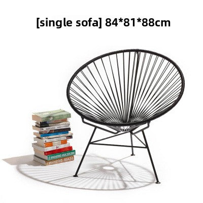 Outdoor Sofa Villa Courtyard Balcony Homestay Hotel Bar Coffee Restaurant Outdoor Waterproof Rattan Chair Set