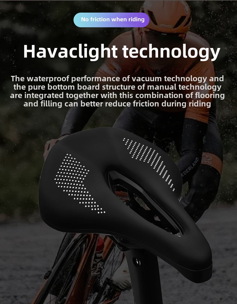 Mountain Highway Vehicle Saddle Ultra-Light Integrated Hollow Riding Cushion Soft Breathable Bicycle Holders