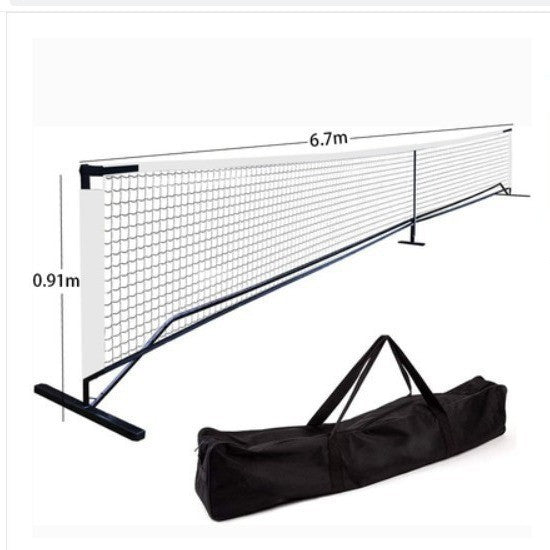 Pickleball Net Frame 6.7m Indoor and Outdoor Training Net Portable Detachable Pickleball Full Set Mobile Standard Net
