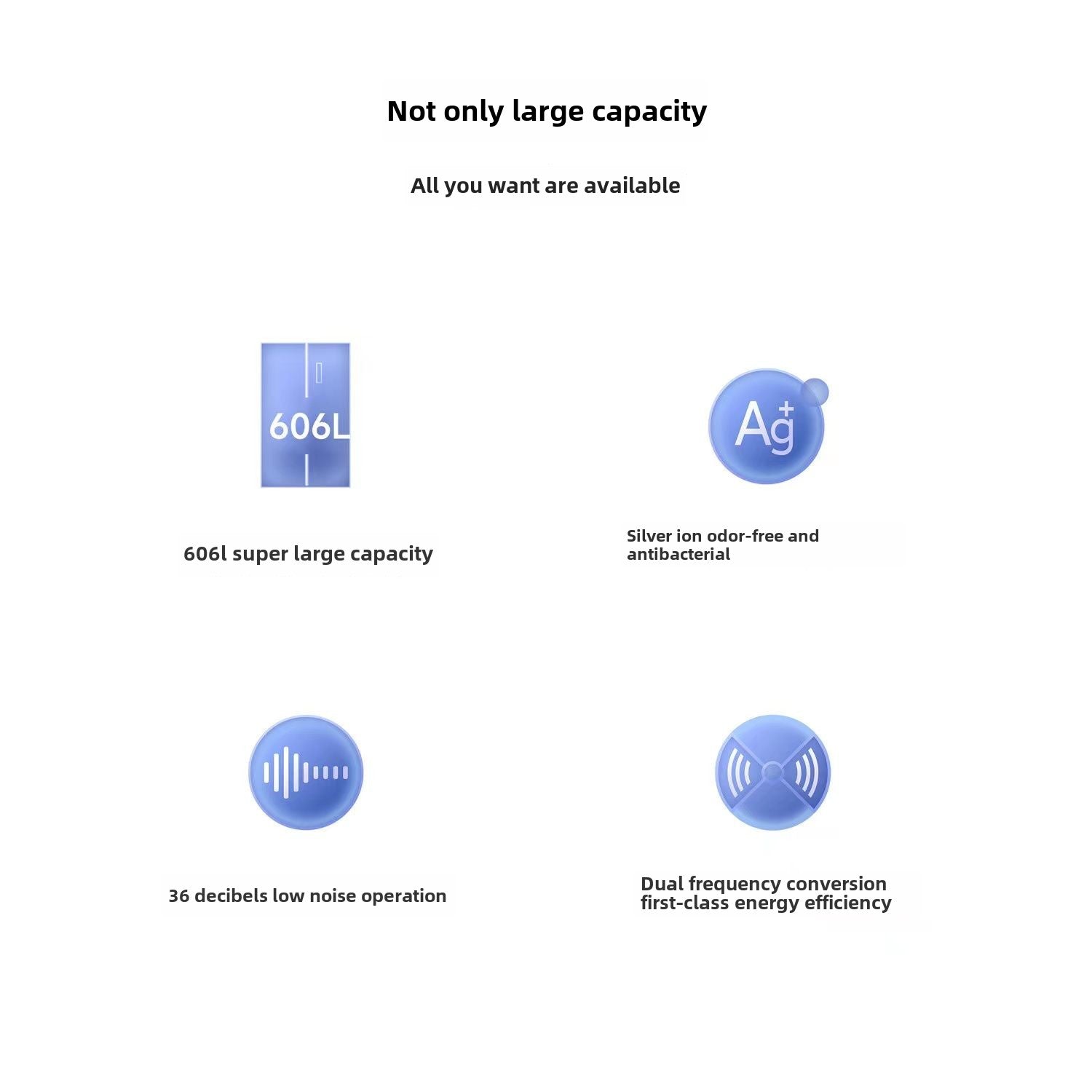 Xiaomi 606L Double-Door First-Class Energy Consumption Intelligent Household Air Cooling Frostless Freeze Storage Frequency Conversion Refrigerator