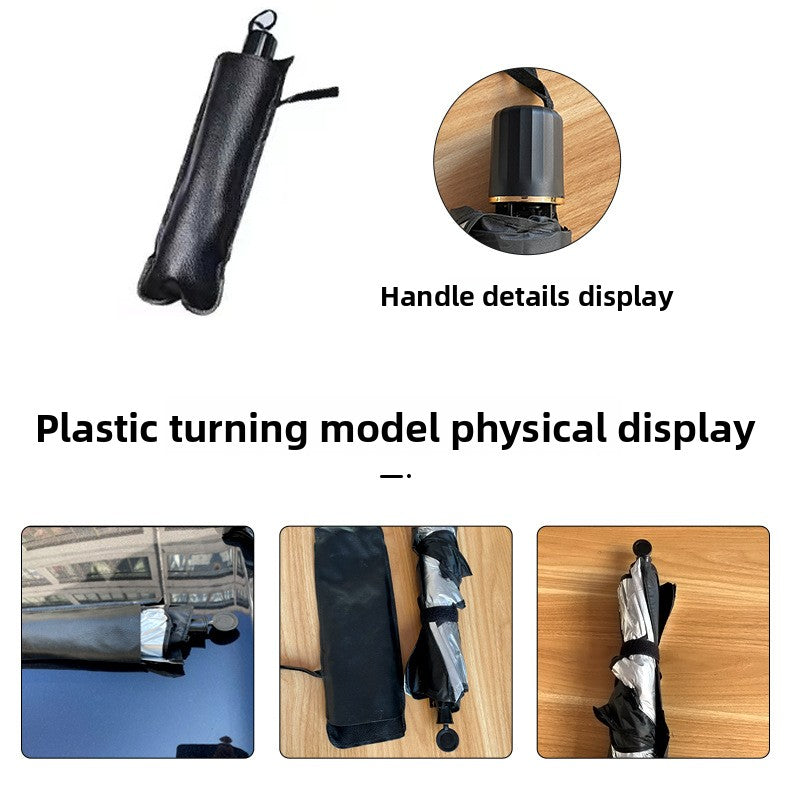 Car Sunshade Umbrella Car Front Windshield Sun Protection Heat Insulation Board Retractable Universal Front Car Sunshade