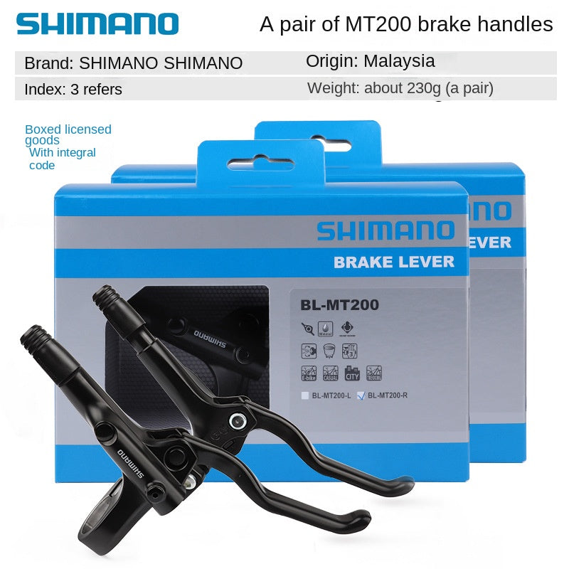 SHIMANO MT200 M396 Oil Brake Mountain Bike Hydraulic Disc Brake Folding Bike Oil Brake