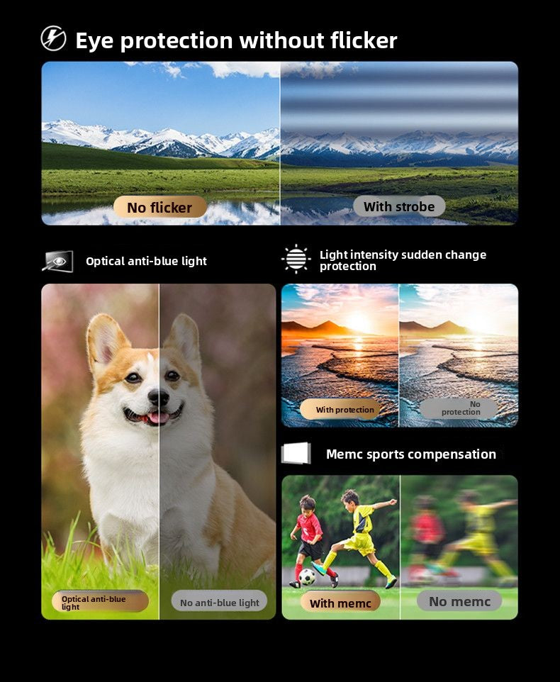Large Screen Borderless Full Screen Ace 100inch Voice Control TV Ultra Clear Eye Protection Wall Mount 85/75/65/ 55inch