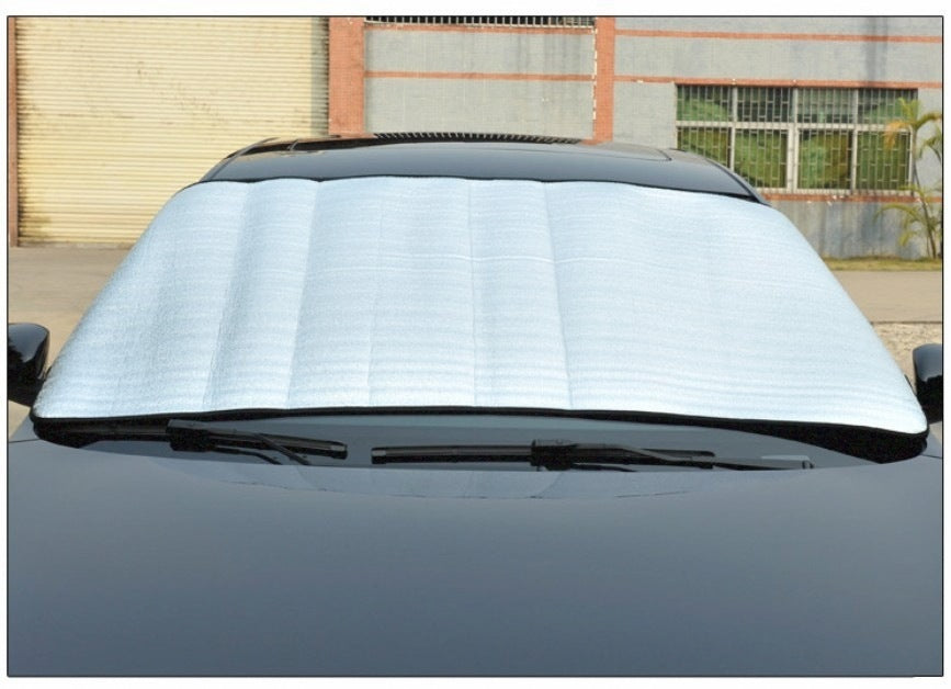 Car Sunshade Front Windshield Snow Frost Sun Protection Heat Insulation Front and Rear Sunshade Snow Protection Dual-use