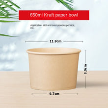 Load image into Gallery viewer, Disposable bowl paper bowl thickened 450pcs packed in a box
