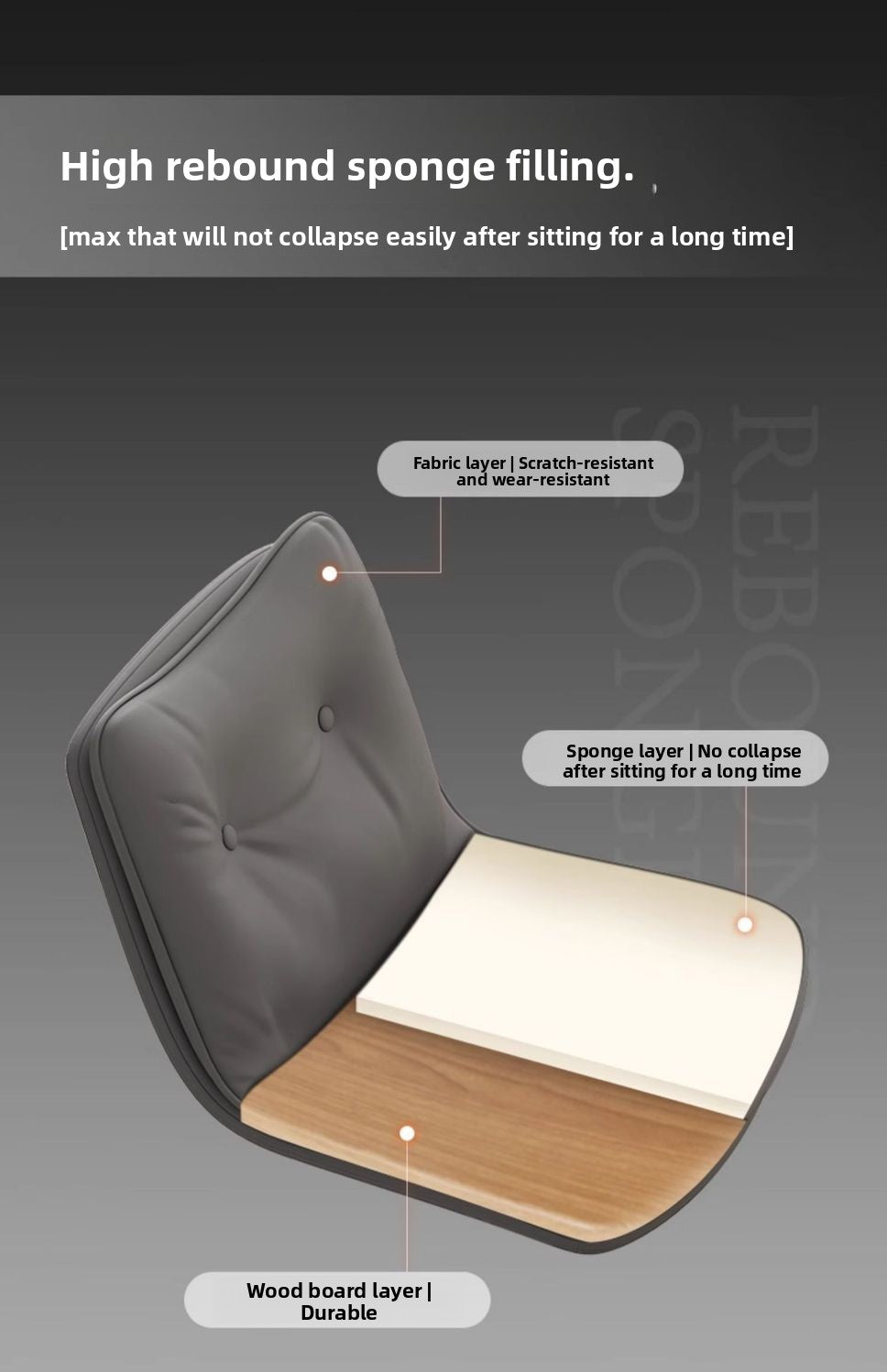 Kerun Bar Stool Home Use High Stool Rotating Adjustable Backrest Chair Commercial Bar Chair Premium Cashier Front Desk Bar Stool
