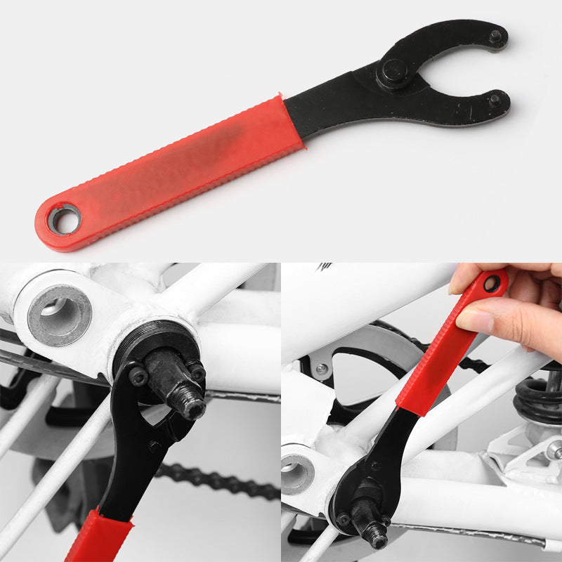 Bicycle Car Repair Tools Flywheel a Clamping Ring Installation and Disassembly Eight-Character Wrench Bottom Bracket Cup Wrench Repair Tools