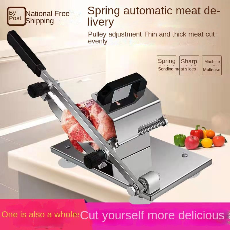 304 Stainless Steel Lamb Roll Slicer Home Use and Commercial Use Frozen Meat Meat Slice Meat Slicer Multifunctional Slicing Tool