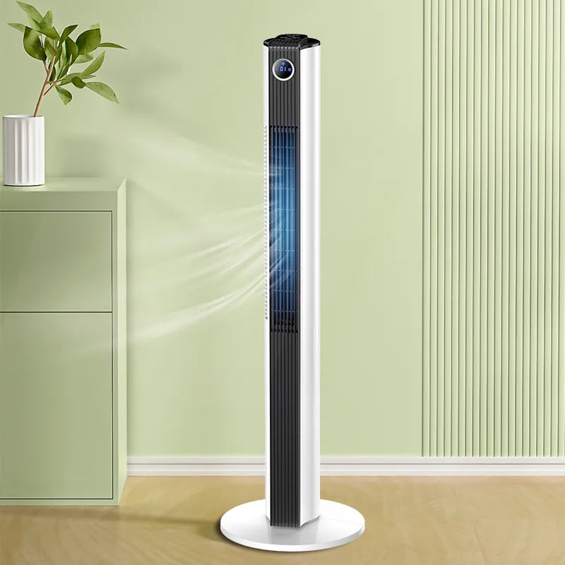 Meiling Tower Fan Electric Fan Household Standing Fan Mechanical Shaking Head Circulation Vertical Bladeless Fan Silent Electric Fan