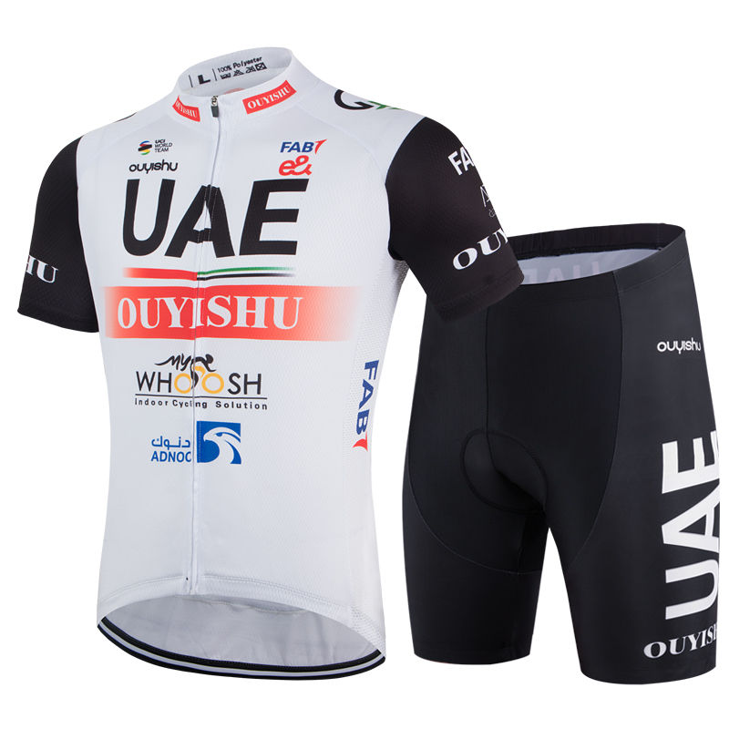 Huanfa Team Edition Short-Sleeved Cycling Outfit Top Shorts Spring and Summer Bicycle Clothing Men's Silica Gel Pad Breathable Quick-Drying