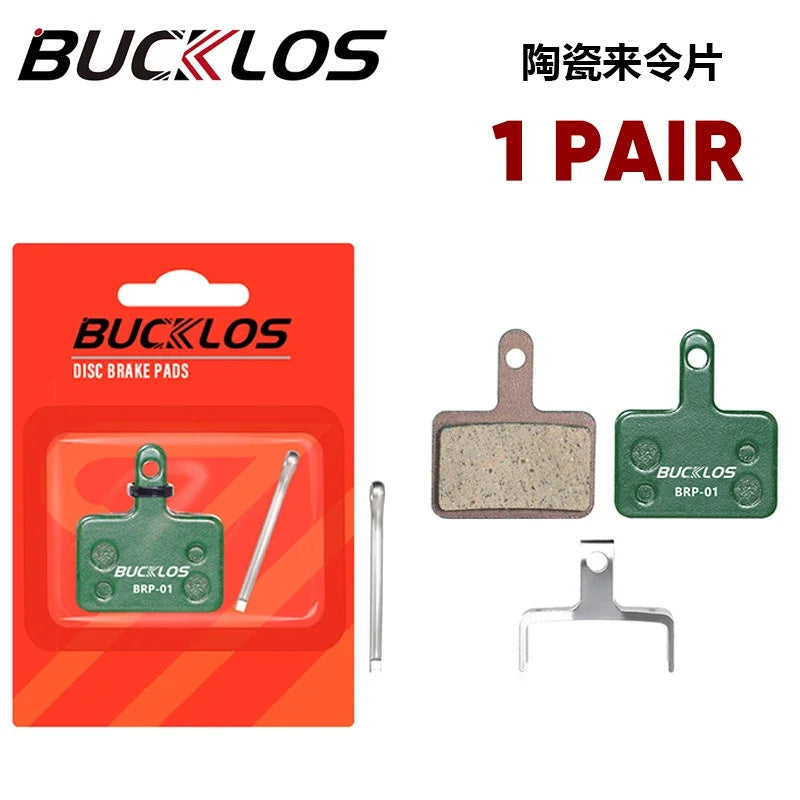 BUCKLOS Mountain Bike Cooling Pads MT200 Ceramic Resin Brake Pads B01S/B03S/B05S