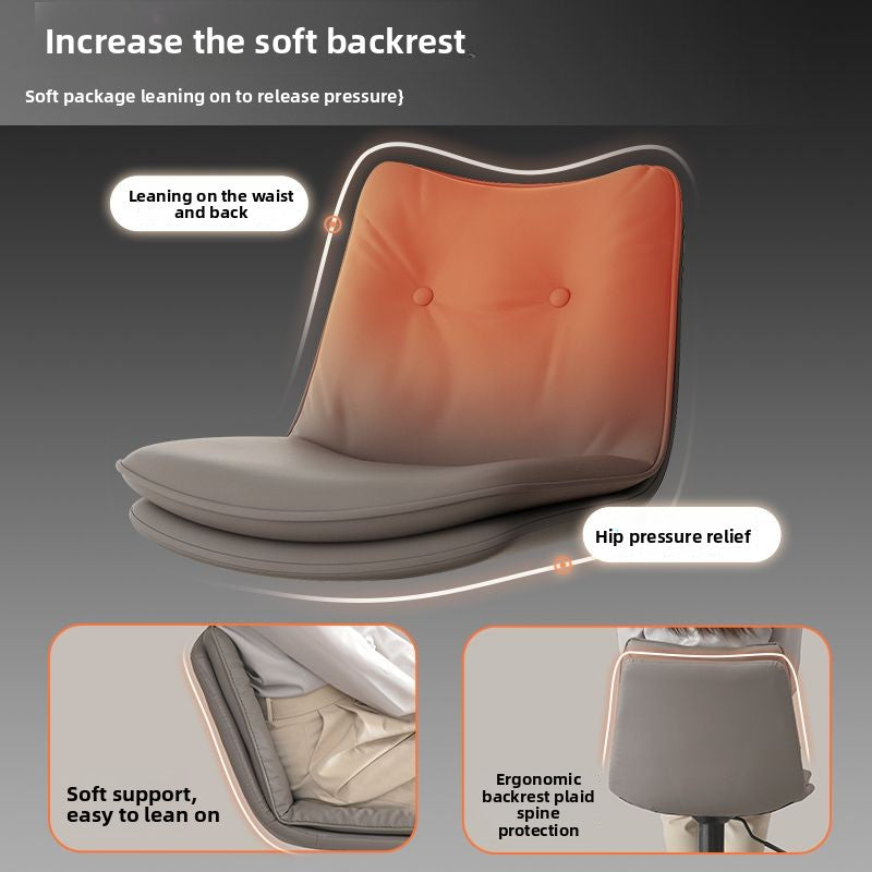 Kerun Bar Stool Home Use High Stool Rotating Adjustable Backrest Chair Commercial Bar Chair Premium Cashier Front Desk Bar Stool