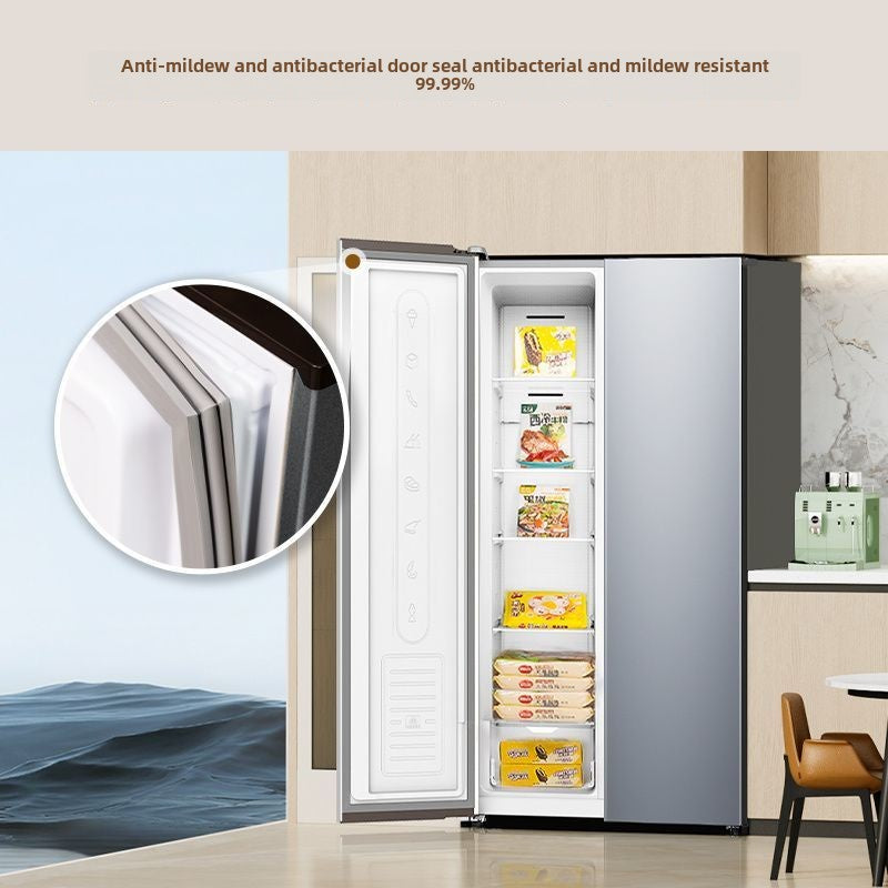 Skyworth 412 L Air-Cooled Double Door Open Ultra-Thin Embedded Special Offer Energy-Saving Noise Reduction Household Large Capacity Refrigerator