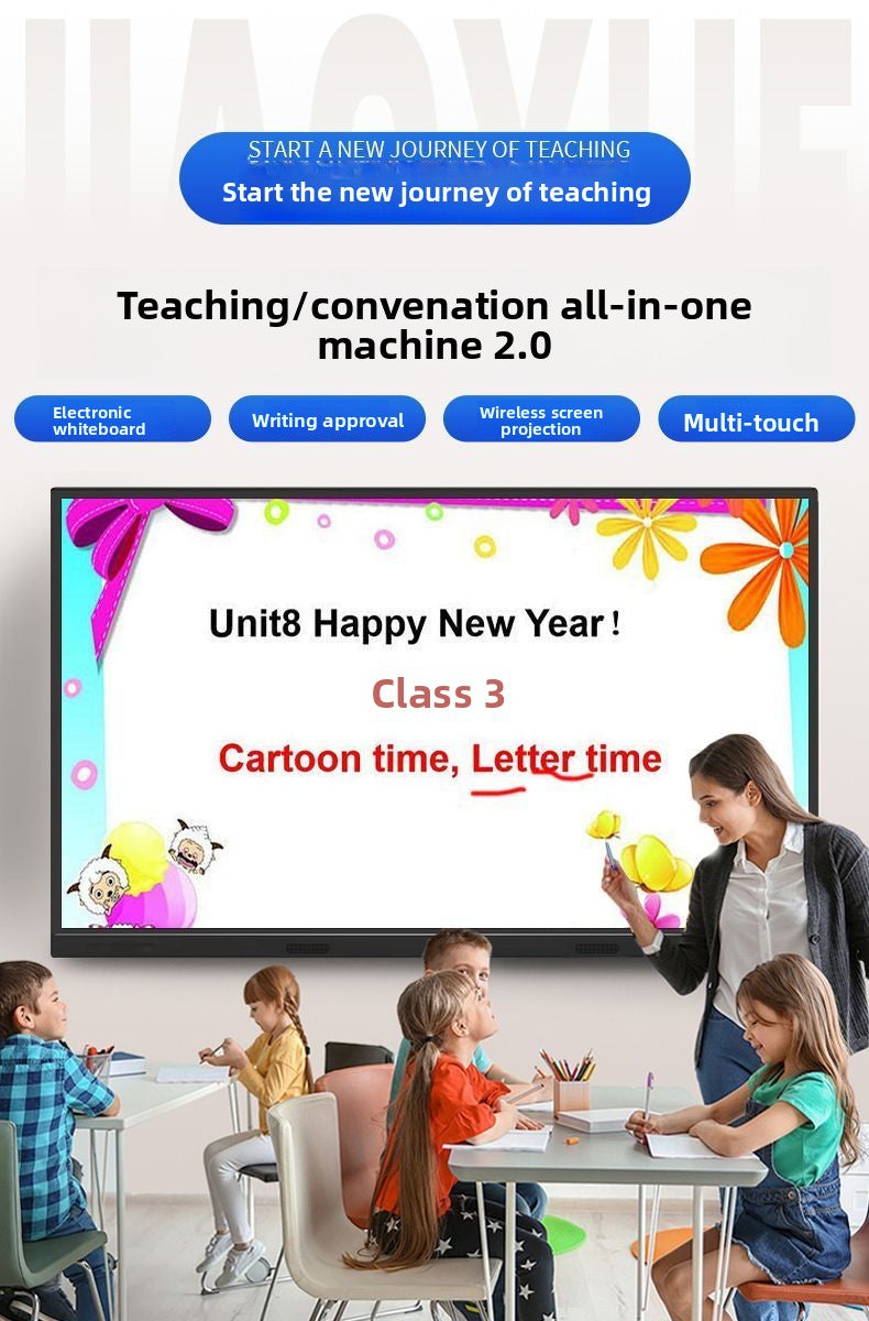 Zhiye 55/65/75/85/100/120 Multifunctional Conference Teaching Tablet All-in-One 4K HD Touchscreen