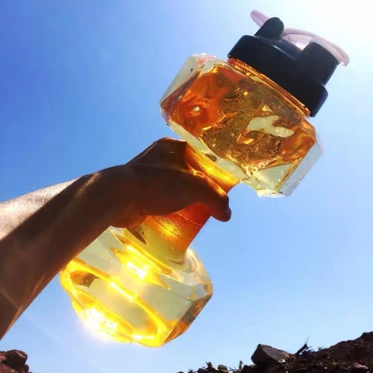 Creative Dumbbell Fitness Water Dumbbell Water-filled Dumbbell Portable Water-injection Dumbbell Plastic Weight Adjustable Water-filled Sand-filled