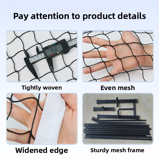 Pickleball Full Set Pickleball Net Outdoor Tennis Net Frame Indoor Mobile Pickleball Net Pickle Net Portable