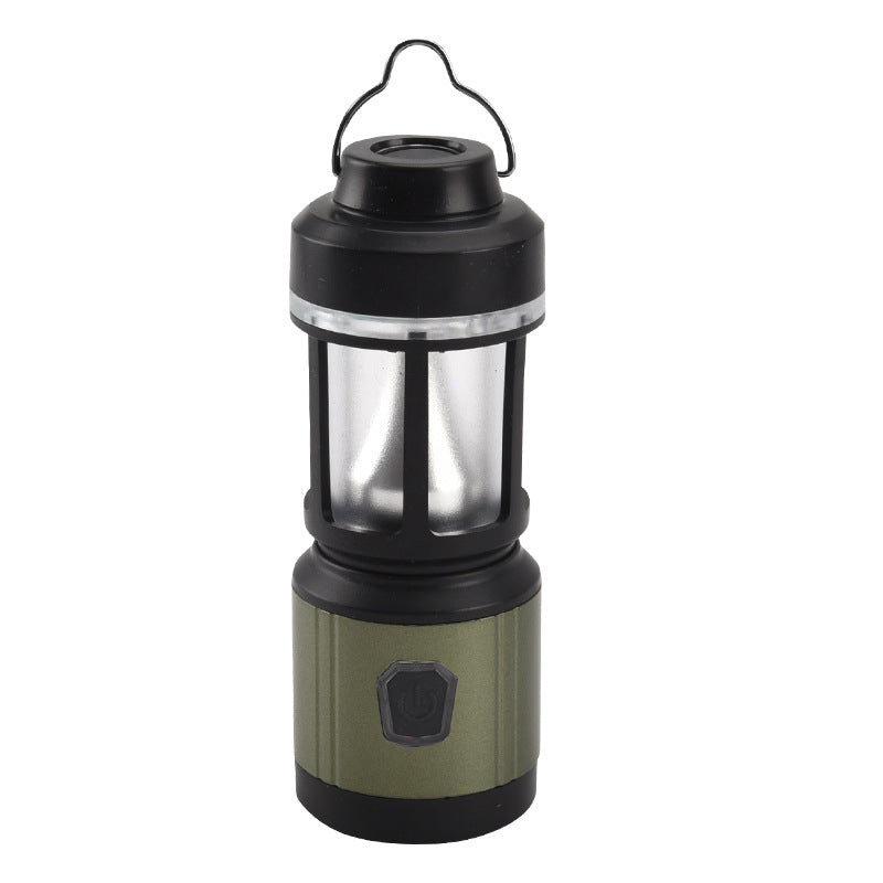 Camping Lantern Waterproof Highlight Camping Lamp Type-C Tent Ambience Light Long Endurance Hanging Light Retro Outdoor Light