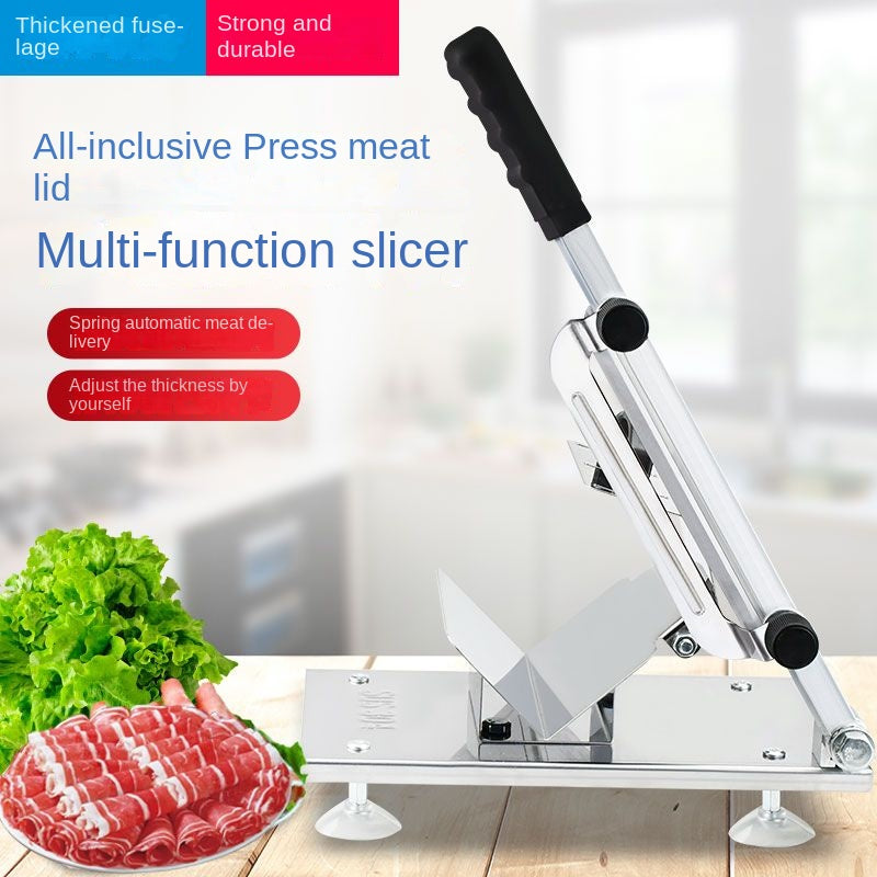 Lamb Roll Slicer Household Meat Slicer Commercial Small Frozen Meat Cooked Beef Meat Slicer Manual Slicing Tool