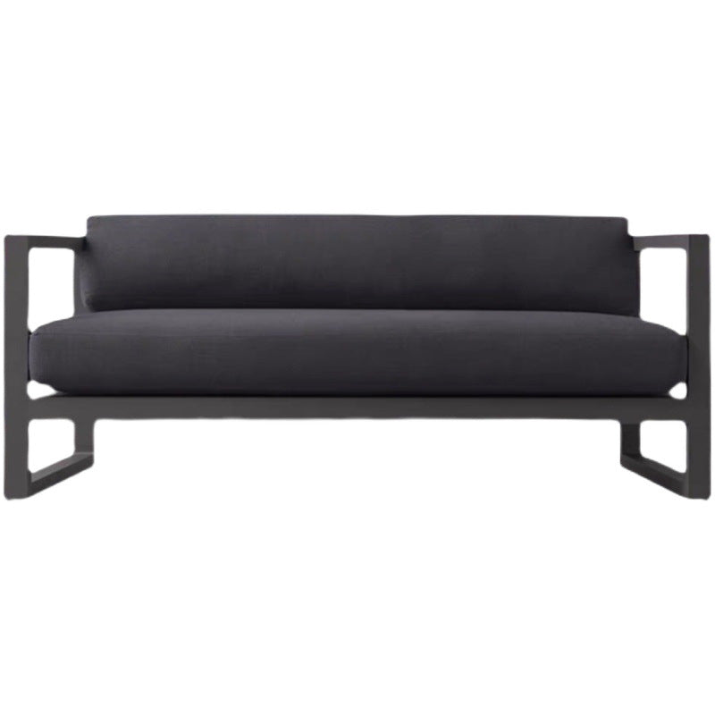 Outdoor Sofa for Courtyard Garden, Simple Modern Waterproof and Sunproof Aluminum Alloy Balcony Sofa, Outdoor Terrace Sofa