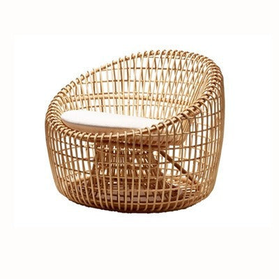 Outdoor Rattan Sofa and Coffee Table Set for Courtyard Garden Terrace Leisure Woven Rattan Chair Outdoor Waterproof Sunproof Sofa