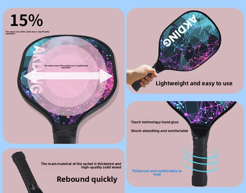 Peak Racket Pickleball Outdoor Training Sports Children Adult Battledore and Shuttlecock College Student Version Sports Suit