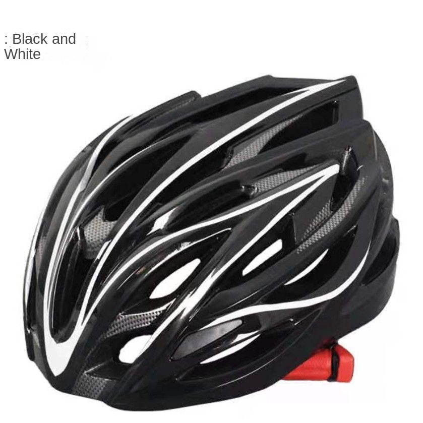 Riding Helmet Integrated Bicycle Helmet Mountain Bike Helmet Men's and Women's Helmet Light Helmet Riding Suit