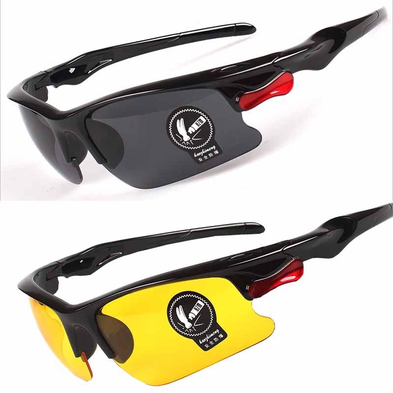 New Outdoor Driving Cycling Athletic Glasses Clear Night Vision Glasses Anti-High Beam Glasses Sunglasses Driver Glasses