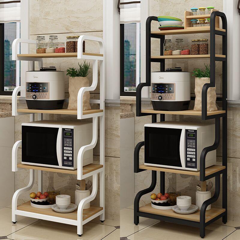 Kitchen Products Utensils Floor Multi-Layer Storage Rack Microwave Oven Storage Rack Household Kitchen Storage Rack Article Storage Shelf