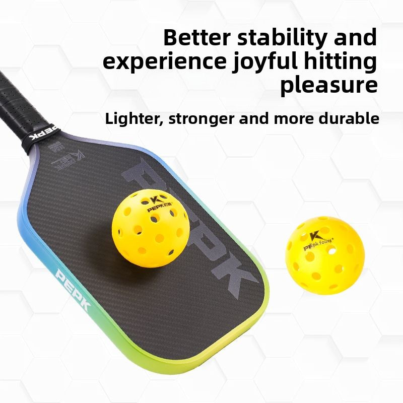 PEPK Pickleball Racket K-3k Carbon Fiber 3k Twill Competition Professional Pickleball