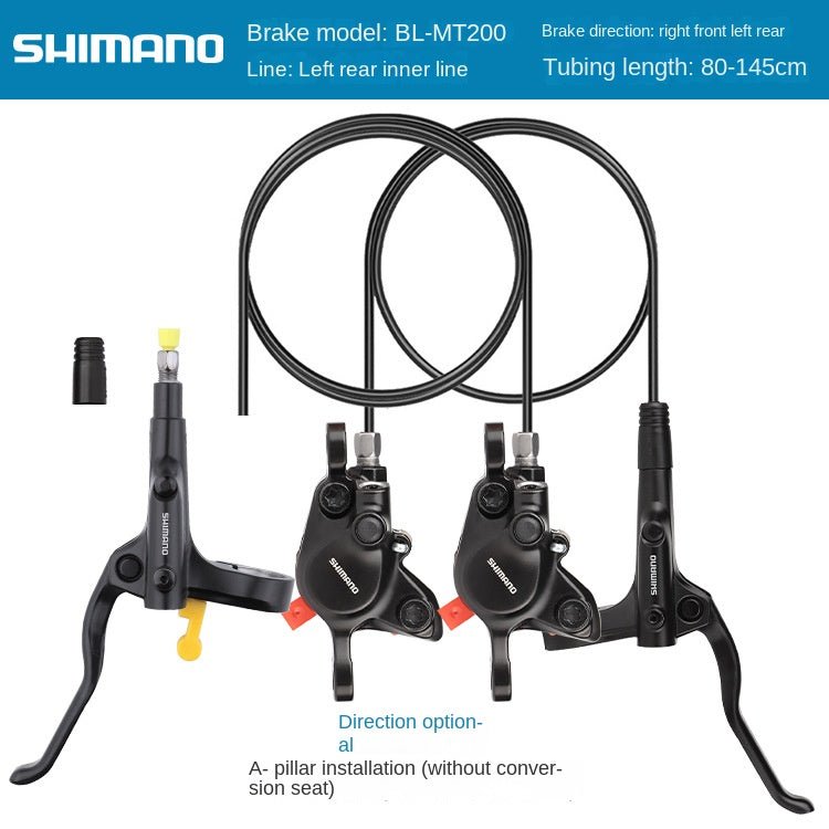 SHIMANO MT200 M396 Oil Brake Mountain Bike Hydraulic Disc Brake Folding Bike Oil Brake