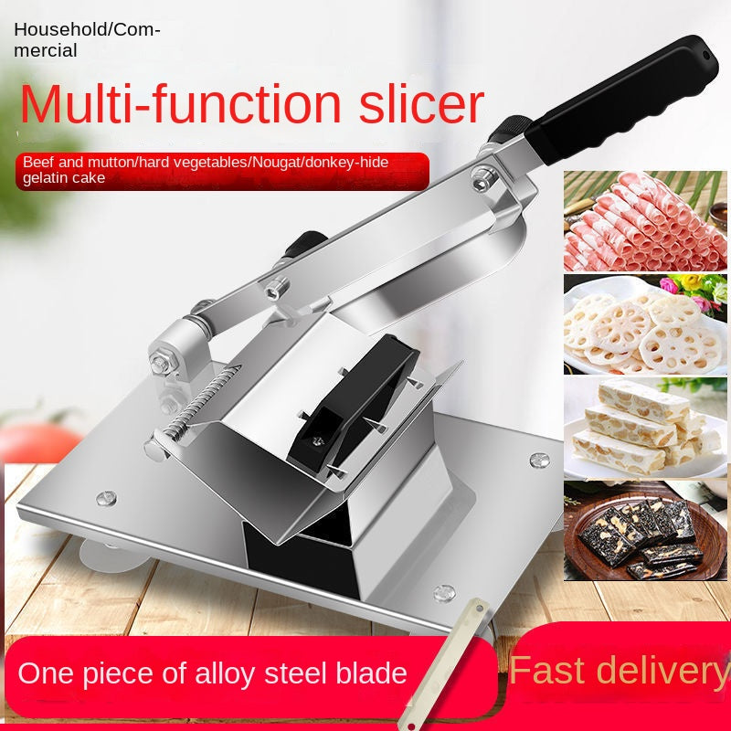 304 Stainless Steel Lamb Roll Slicer Home Use and Commercial Use Frozen Meat Meat Slice Meat Slicer Multifunctional Slicing Tool