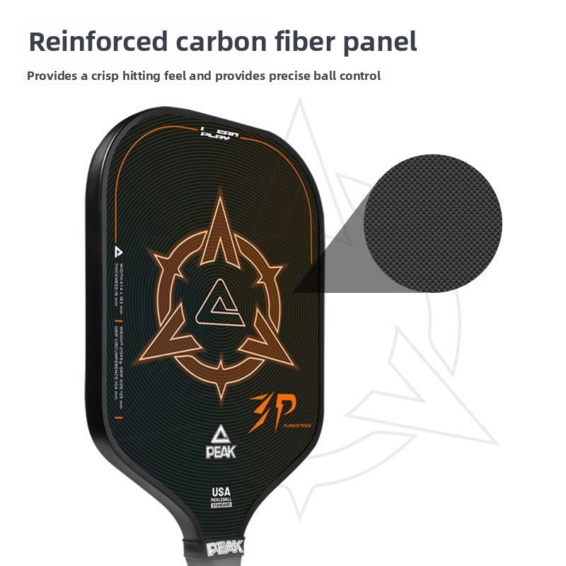 Pickleball Racket Set Carbon Fiber PP Honeycomb Core Pickleball Full Set Tournament Grade Pickleball Racket