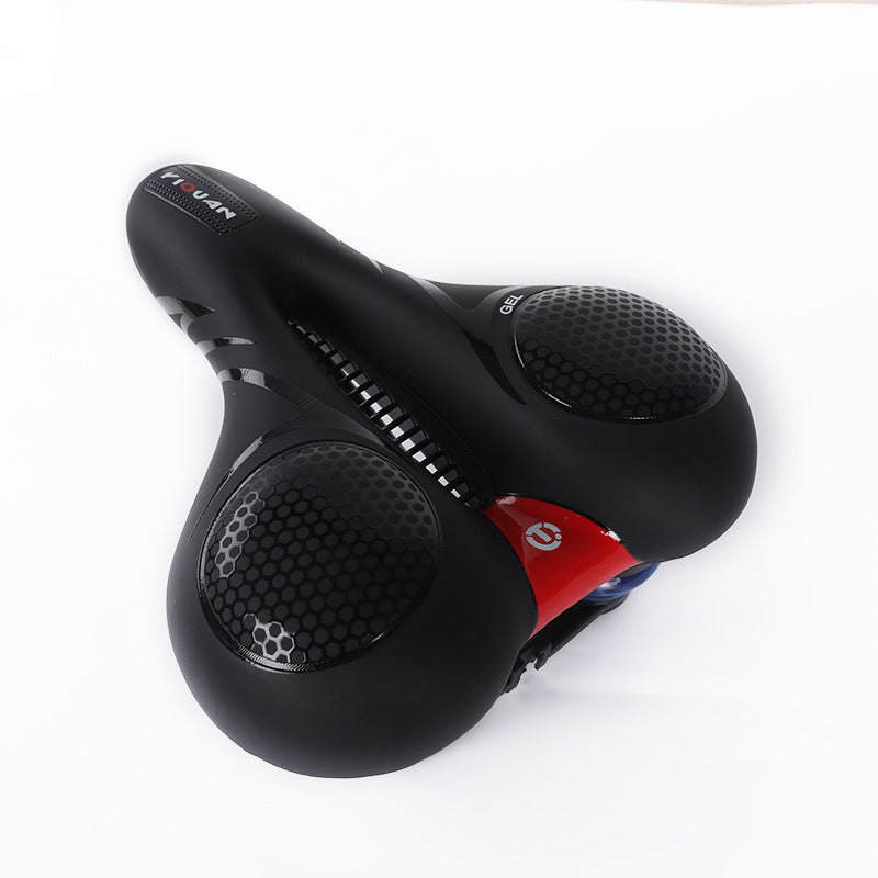 Bicycle Accessories Cycling Fixture Middle Hole Bicycle Saddle plus-Sized Silicone Breathable Bicycle Seat Mat