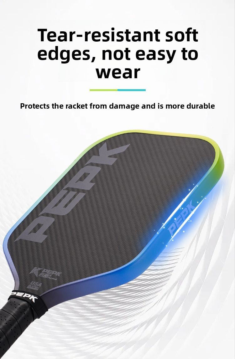 PEPK Pickleball Racket K-3k Carbon Fiber 3k Twill Competition Professional Pickleball