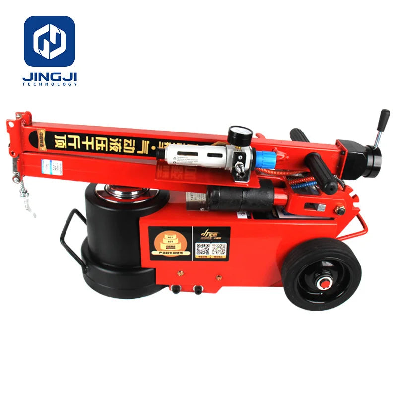 Pneumatic 50/25T heavy duty air hydraulic floor jack for truck