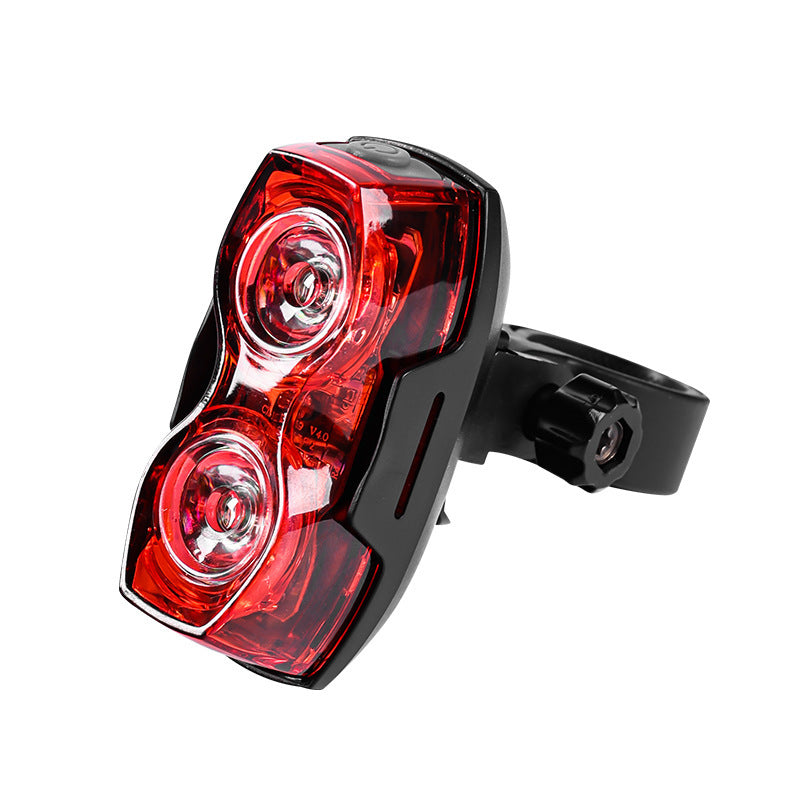 Raypal 2230 Bicycle Taillight Bicycle Double Light Bead Rear Lamp Warning Light Cycling Fixture