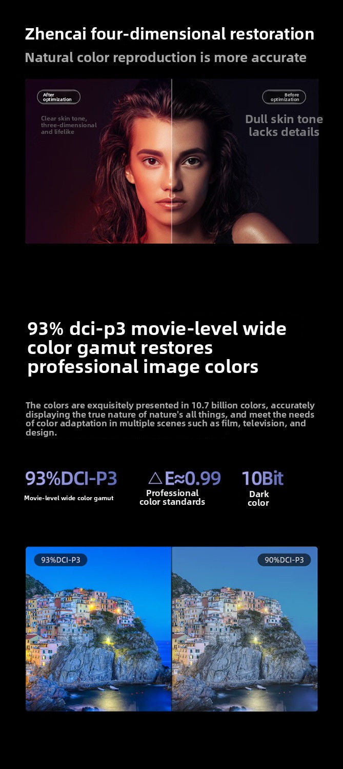 [Aurora Series] Hisense 65-Inch Miniled TV 264Hz High Brush Tablet 4K HD Intelligent Voice