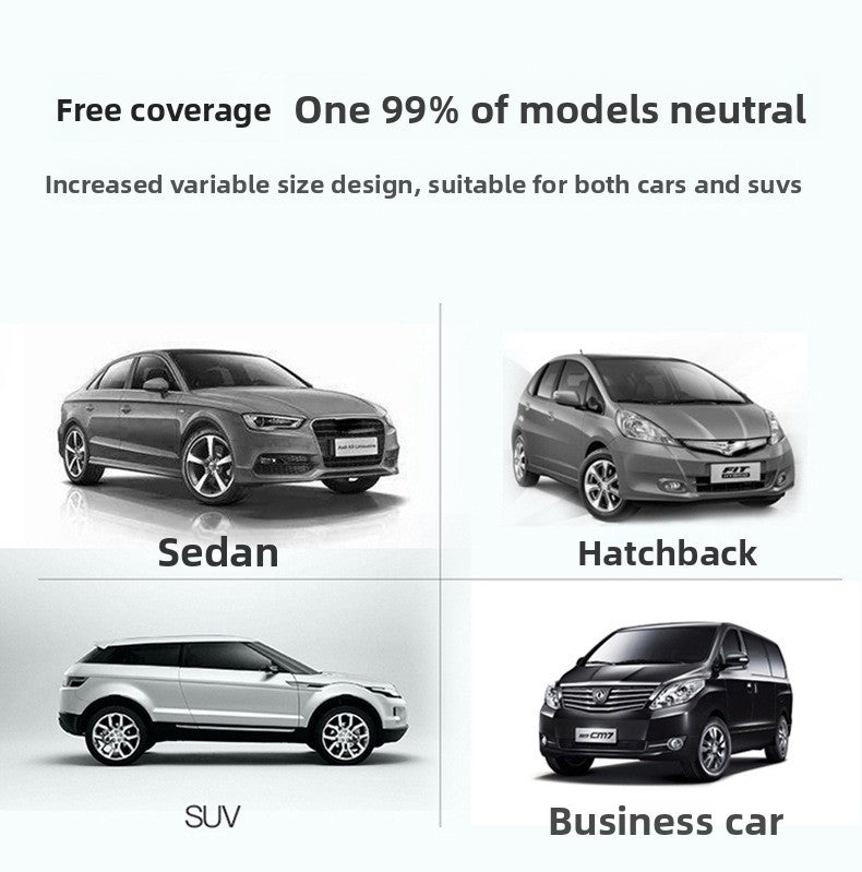 Car Sunshade Car Aluminum Foil Sunshade SUV Sedan Heat Insulation Sun Protection Reflective Wholesale