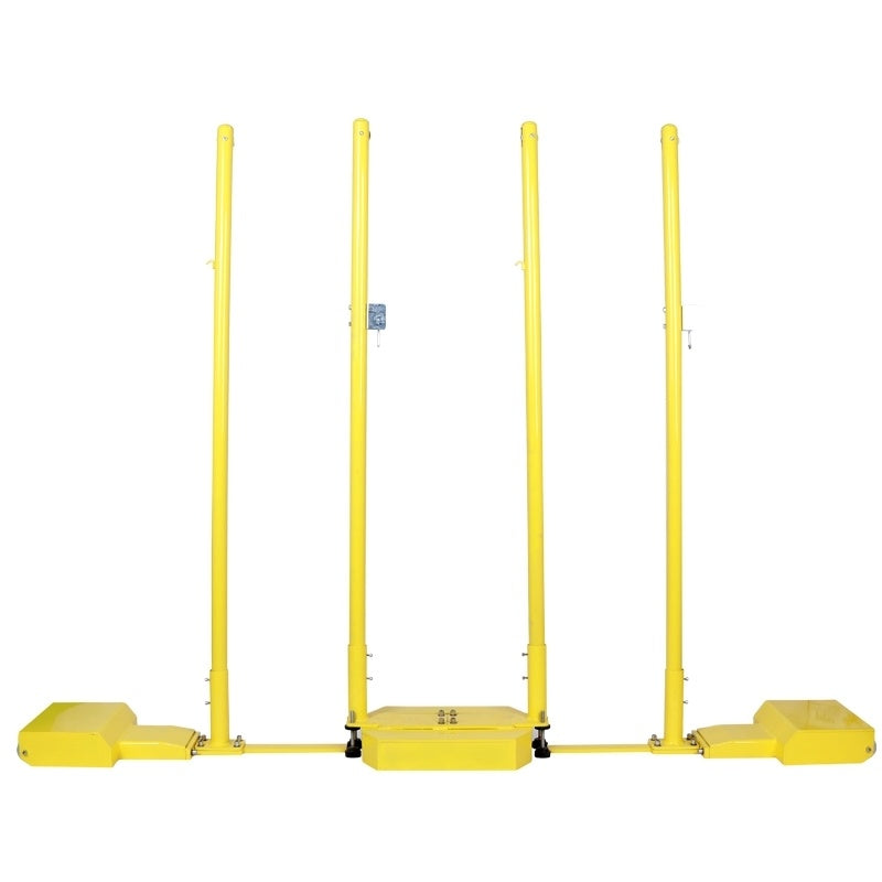 Badminton Net Frame Net Post Portable Standard Mobile Competition Badminton Frame Standard Indoor and Outdoor Badminton Post