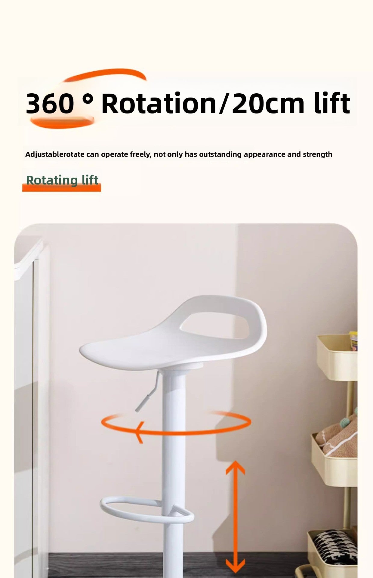 Bar Stool Adjustable Chair Commercial Bar Table Chair Front Desk Stool Home High Bar Stool Cashier Desk Bar Chair High Stool