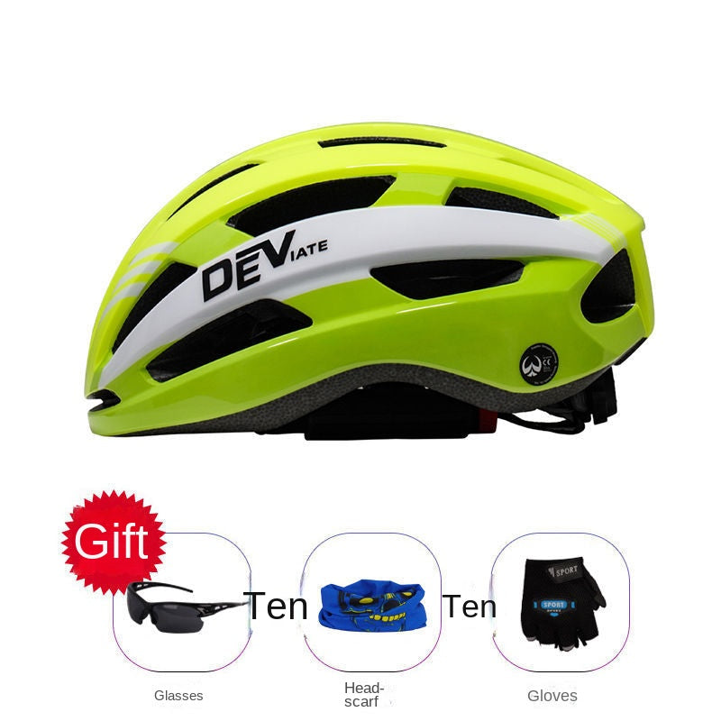DEVIATE Integrated Bicycle Riding Helmet Bicycle Helmet Bicycle Helmet Universal