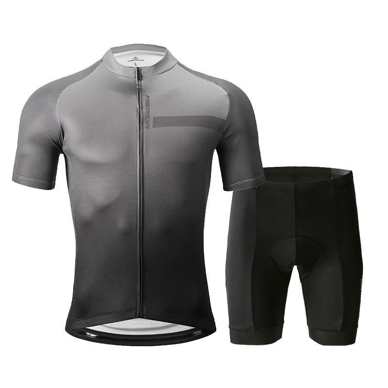 Summer Gradient Merida Bicycle Cycling Clothes Suit Road Bike Quick-Drying Cycling Top Loop Team Shorts