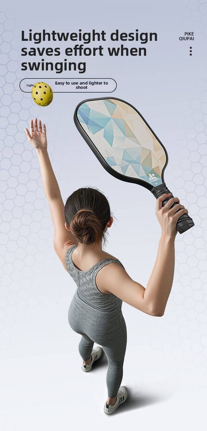 Pickleball Racket Carbon Fiber Blade Professional Competition Racket Glass Fiber Buy and Get Free Storage Bag Ball Pickleball