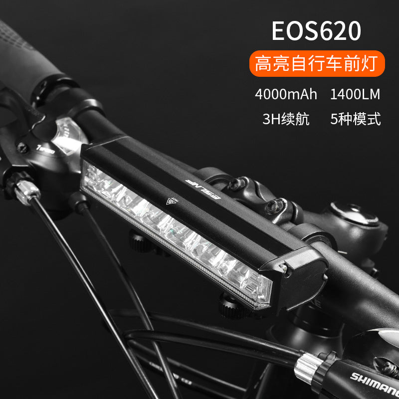 Customized 640 Bicycle Light USB Rechargeable Aluminum Alloy Headlight 2600 Lumen High Bright Night Riding Outdoor Cycling Fixture