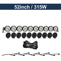 Newest Design Barra Led 4x4 Modular Kit KC Gravity Pro 6 UTV Offroad Led Light Bar for Trucks