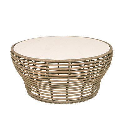 Outdoor Rattan Sofa Courtyard Leisure Outdoor Balcony Rattan Chair Sunproof Waterproof Homestay Sunroom Combination Furniture