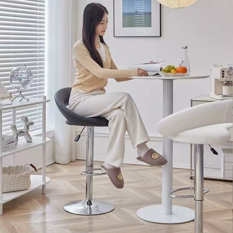 European Style Bar Stool Adjustable Swivel Chair Cashier High Stool Bar Stool Front Desk Bar Chair Backrest Stool Beauty Makeup Chair