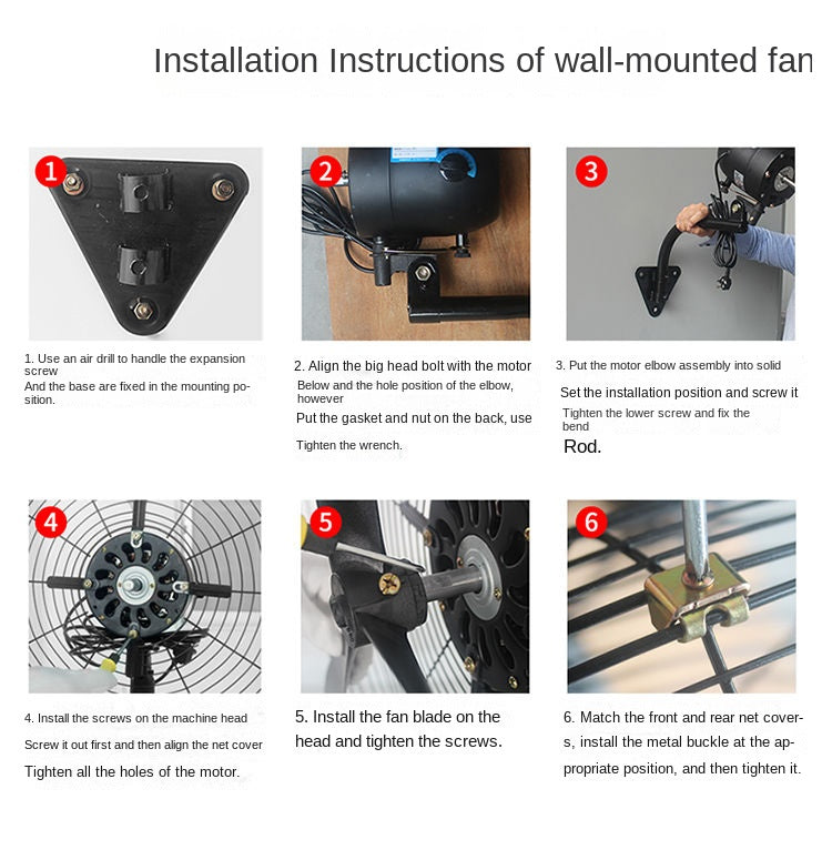 Industrial Wall Fan 500mm 22inch