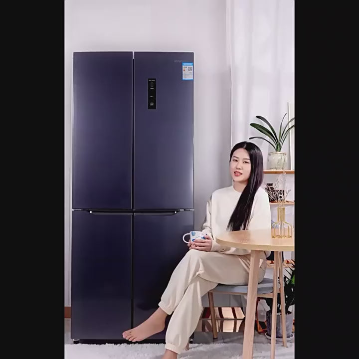Skyworth refrigerator cross-door dual frequency conversion first-level air-cooled no frost